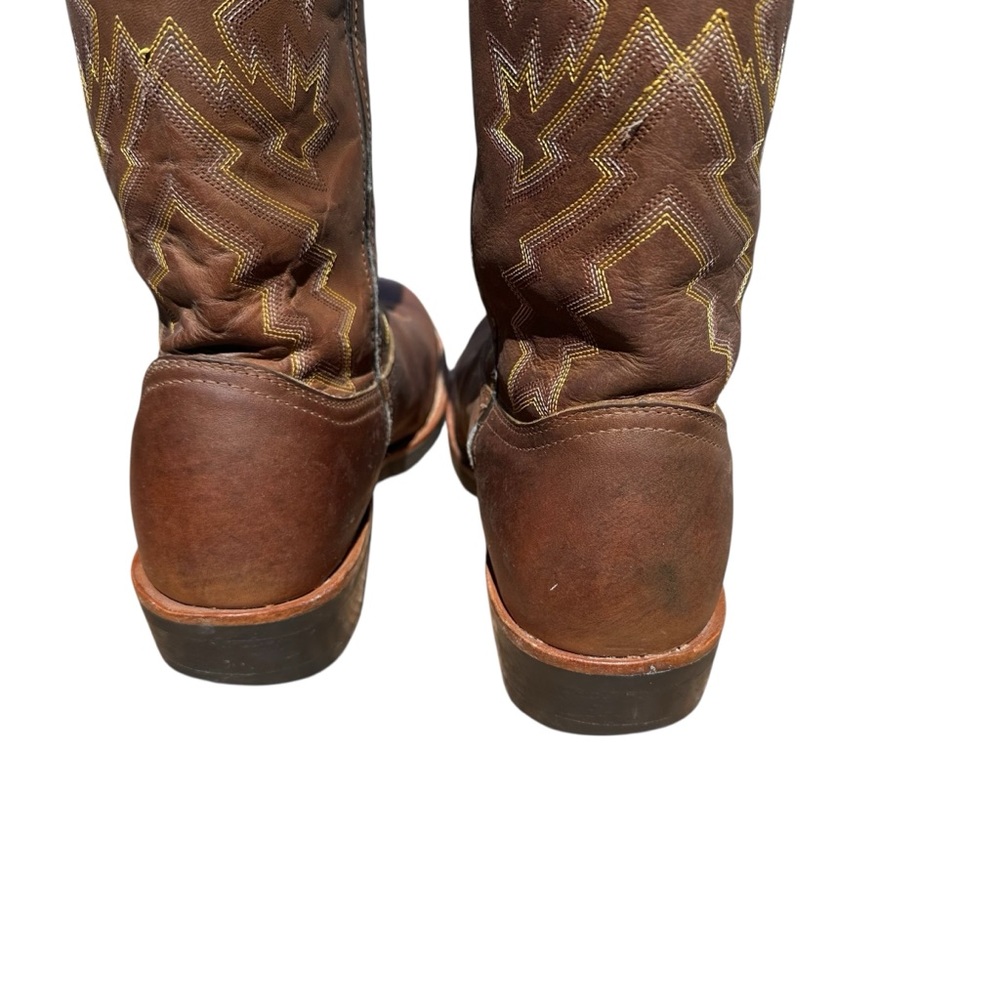 Durango Men’s Brown Western Cowboy Boots Size 11 EE Leather Round Toe - Picture 9 of 14